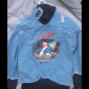 mark lee (superm) large denim jacket